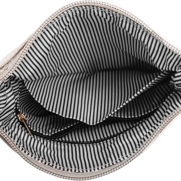 Crossbody Purse Bag | Functional Multi Pocket Double Zipper Purse | Adjustable S - Picture 6 of 7